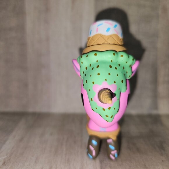 Tokidoki Frozen Treats Unicorno Unicorn Vinyl Figure 3"  Choco Minty Ice Cream - Picture 5 of 7